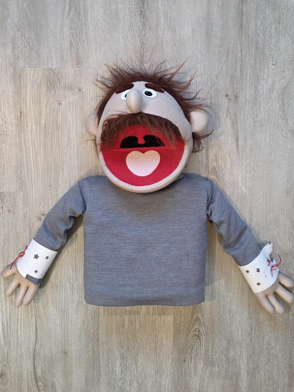 1971 Puppet Productions - Muppet Style - Mustache Guy - Vintage